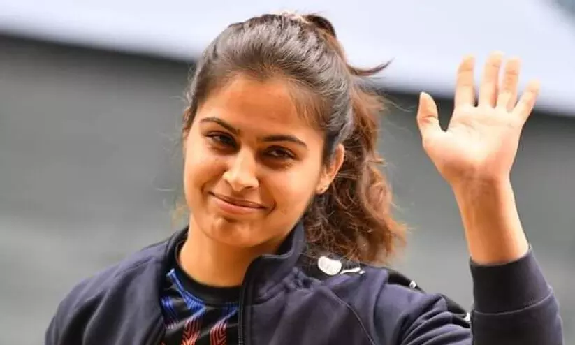 പാരിസിൽ ഇന്ത്യക്ക് ആദ്യ മെഡൽ; വനിതകളുടെ 10 മീറ്റർ എയർ പിസ്റ്റളിൽ മനു ഭാക്കറിന് വെങ്കലം
