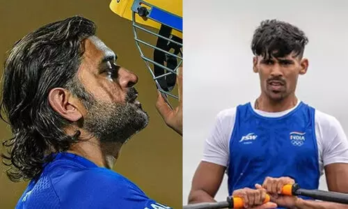 അദ്ദേഹം വലിയൊരു മനുഷ്യനാണ്; ധോണ‍ിയുമായുള്ള താരതമ്യപ്പെടുത്തലിൽ ഇന്ത്യൻ തുഴച്ചിൽ താരം