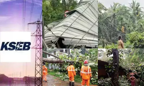 മലബാറിൽ കനത്ത കാറ്റിൽ തകർന്നത് 1700 ഹൈടെൻഷൻ പോസ്റ്റുകൾ