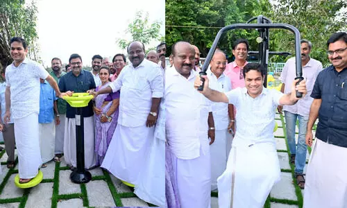 30.50 ലക്ഷം ചെലവഴിച്ചു നിർമിച്ച പാർക്കും ഓപ്പൺ ജിംനേഷ്യവും നാടിനു സമർപ്പിച്ചു