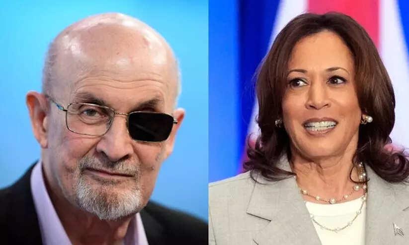 Kamala Harris, Salman Rushdie Kamala Harris, Salman Rushdie