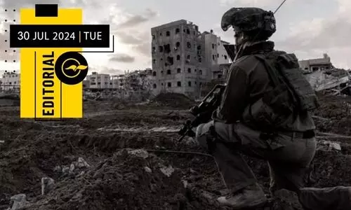 ഇ​സ്രാ​യേ​ൽ ശ​ത്രു​മ​ണ്ഡ​ലം വി​ക​സി​പ്പി​ക്കു​മ്പോ​ൾ