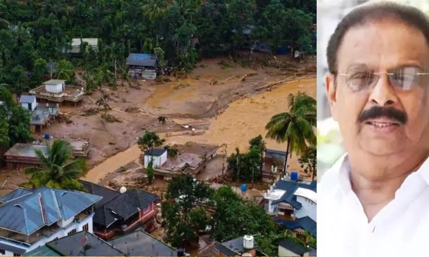 Wayanad Landslide, k Sudhakaran