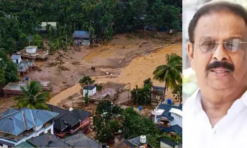 Wayanad Landslide, k Sudhakaran