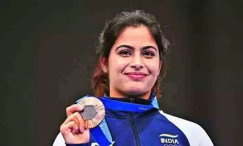 ചരിത്രത്തിലെ ആദ്യ വനിത! രണ്ട് മെഡലുമായി റെക്കോഡിട്ട് മനു ഭാകർ