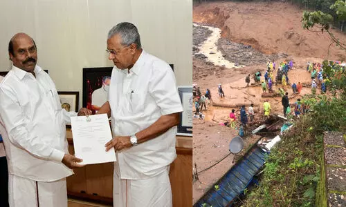 തമിഴ്നാടിൻ്റെ സംഭാവന മുഖ്യമന്ത്രിക്ക് കൈമാറി