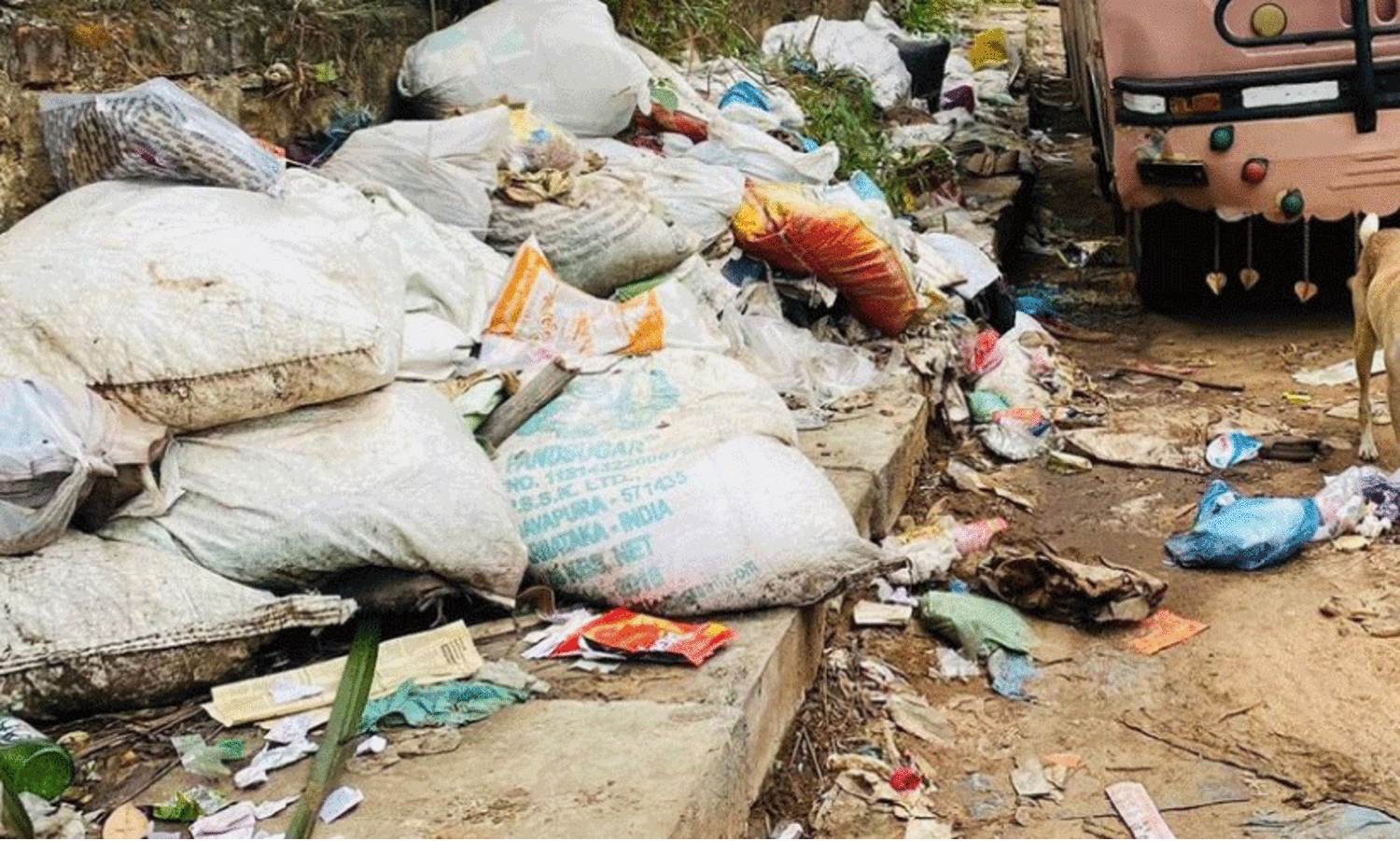 മാലിന്യത്തില്‍ നിന്ന്​ മോചനമില്ലാതെ കൊടിനട നിവാസികള്‍