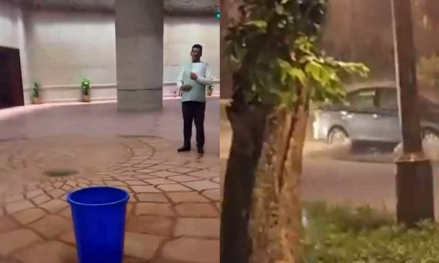 കനത്ത മഴയിൽ ചോർന്നൊലിച്ച് പുതിയ പാർലമെന്റ് കെട്ടിടം; നികുതിദായകരുടെ പണം ഒലിച്ചുപോയെന്ന് രാജ്ദീപ് സർദേശായി