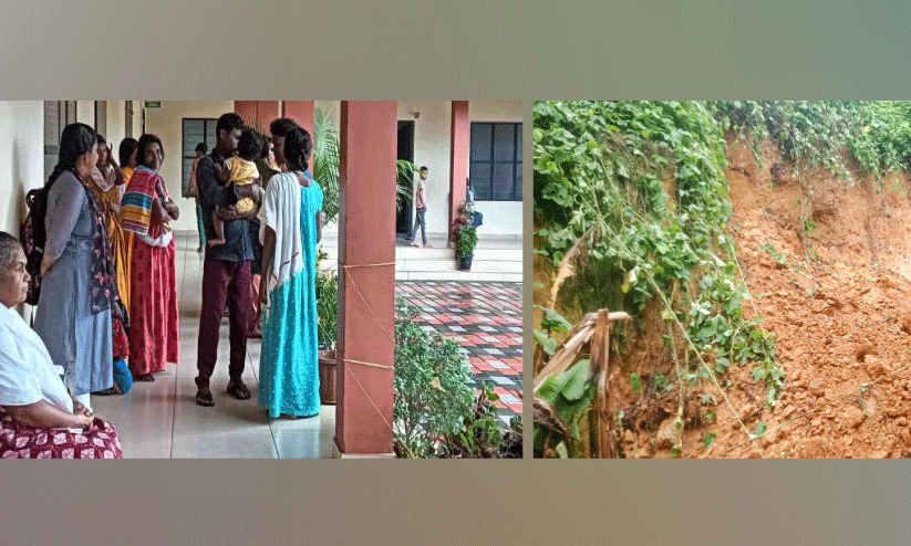 വ​ള​വു​പാ​റ വ​ഴി​യു​ള്ള ഗ​താ​ഗ​തം പു​ന​സ്ഥാ​പി​ച്ചു; മ​ണ്ണി​ടി​ഞ്ഞ് ര​ണ്ടു വീ​ടു​ക​ൾ അ​പ​ക​ട​ ഭീ​ഷ​ണി​യി​ൽ