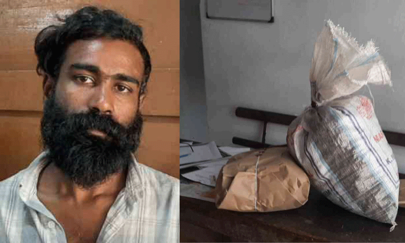 ഏഴ് കിലോ കഞ്ചാവുമായി യുവാവ്​ പിടിയിൽ
