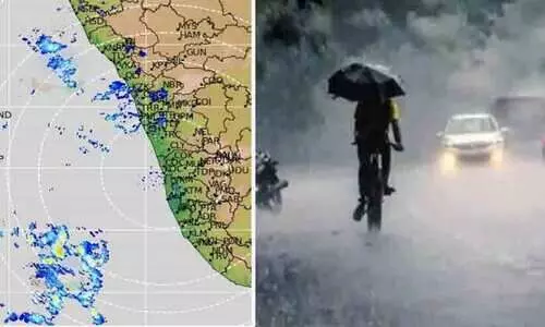 ന്യൂനമർദപാത്തി: മഴ തുടരും; ഒമ്പത് ജില്ലകളിൽ ഇന്ന് മഞ്ഞ അലർട്ട്