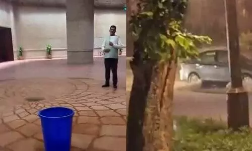 കനത്ത മഴയിൽ ചോർന്നൊലിച്ച് പുതിയ പാർലമെന്റ് കെട്ടിടം; നികുതിദായകരുടെ പണം ഒലിച്ചുപോയെന്ന് രാജ്ദീപ് സർദേശായി