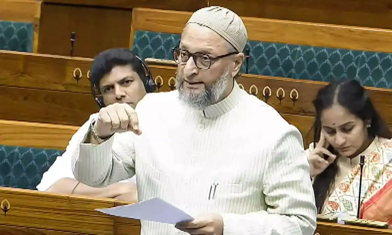 ബാബരി മസ്ജിദിനെക്കുറിച്ചുള്ള പാഠഭാഗങ്ങൾ നീക്കിയതിനെതിരെ ലോക്സഭയിൽ ഉവൈസി