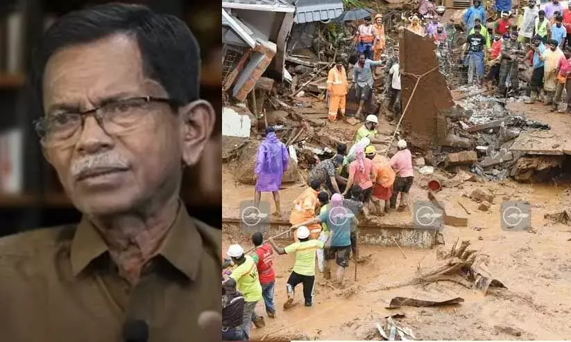 ‘ധിറുതി പിടിച്ച് ടീ ഷർട്ട് തയ്പിച്ച് ഇറങ്ങിയിരിക്കുന്നു, ദുരന്തസ്ഥലത്തിനടുത്തുപോലും പോകാൻ പേടി’; രക്ഷാപ്രവർത്തകരെ അധിക്ഷേപിച്ച് ആർ.എസ്.എസ് സൈദ്ധാന്തികൻ