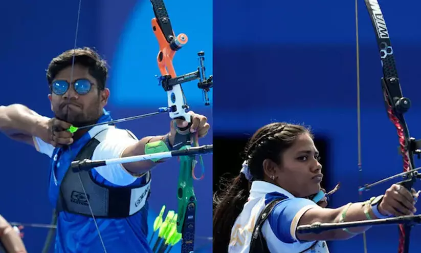 അമ്പെയ്ത്തിൽ മെഡൽ പ്രതീക്ഷ; ഇന്ത്യൻ സഖ്യം ക്വാർട്ടർ ഫൈനലിൽ അമ്പെയ്ത്തിൽ മെഡൽ പ്രതീക്ഷ; ഇന്ത്യൻ സഖ്യം ക്വാർട്ടർ ഫൈനലിൽ