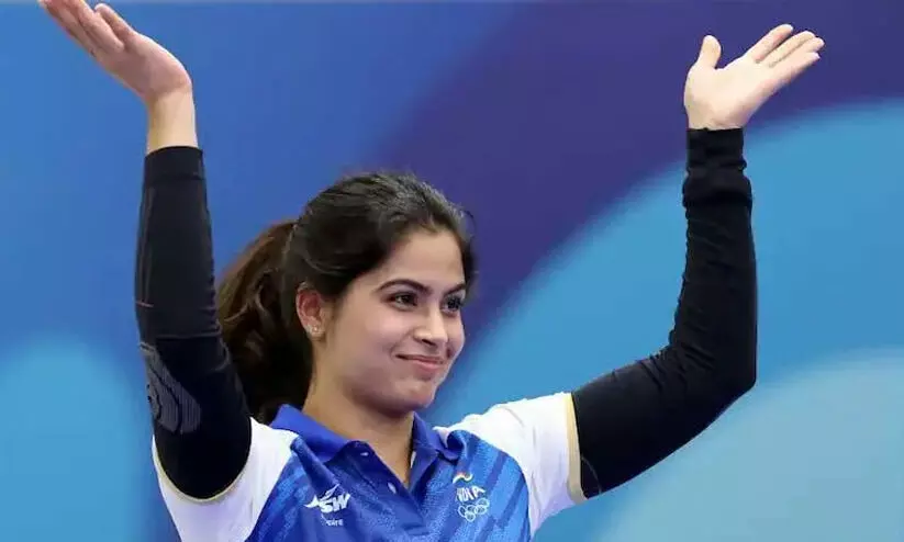 ഹാട്രിക് മെഡലിനരികെ! 25 മീറ്റർ സ്പോർട്സ് പിസ്റ്റളിൽ മനു ഭാകർ ഫൈനലിൽ