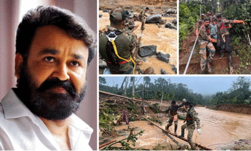 Mohanlals Heart Touching Post About  Wayanad Landslide