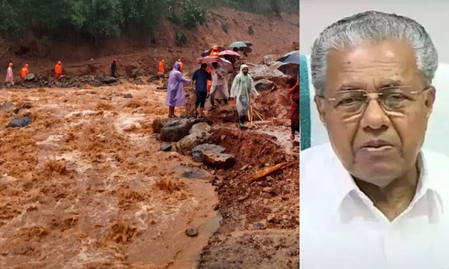 Vilangad Landslide, Pinarayi Viayan