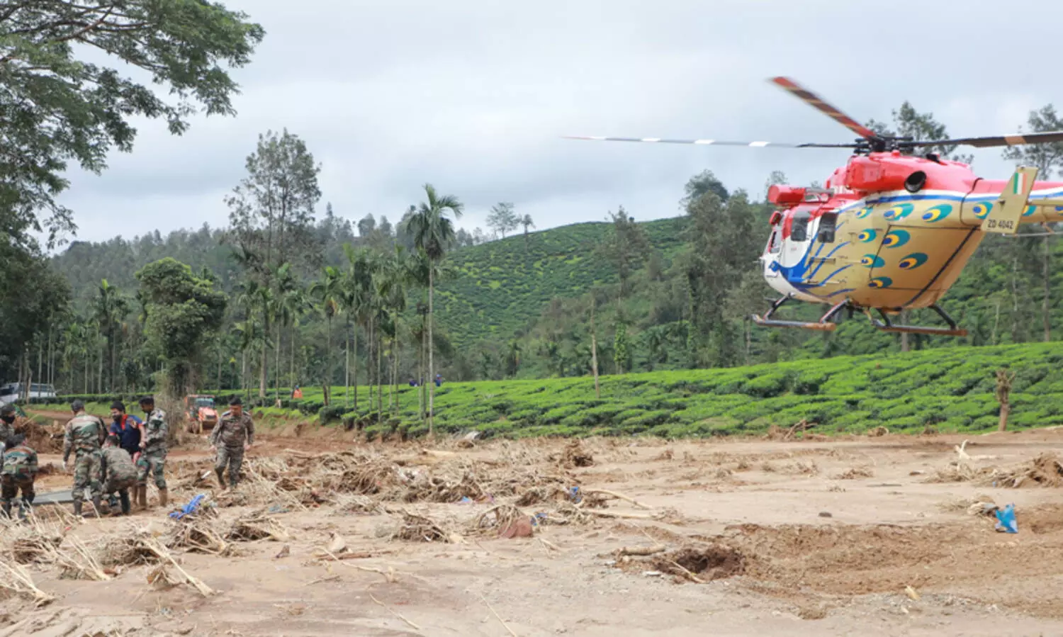 ദുരിതബാധിത പ്രദേശങ്ങളിൽ ഡ്രോൺ സർവേ; പഴയ ചിത്രവുമായി താരതമ്യം ചെയ്ത് തിരച്ചിൽ നടത്തും