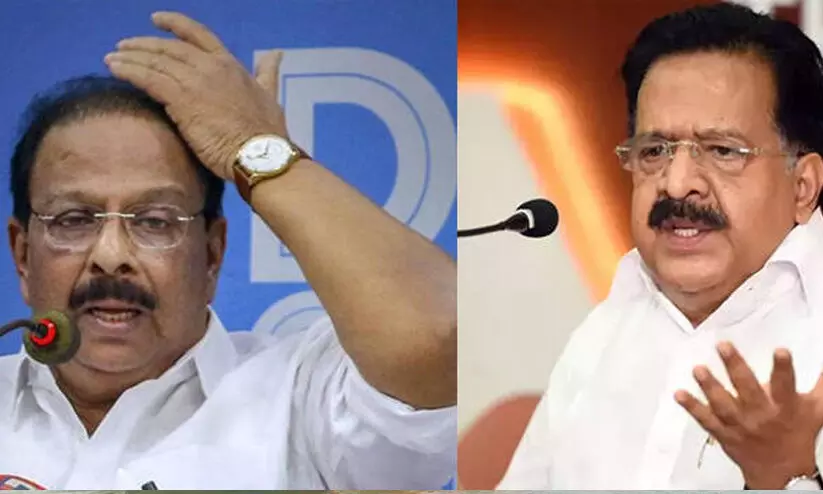 ഇടതുപക്ഷത്തിന് പണം കൊടുക്കേണ്ട കാര്യമില്ല; ചെന്നിത്തല ദുരിതാശ്വാസനിധിയിലേക്ക് സംഭാവന നൽകിയതിനെതിരെ സുധാകരൻ