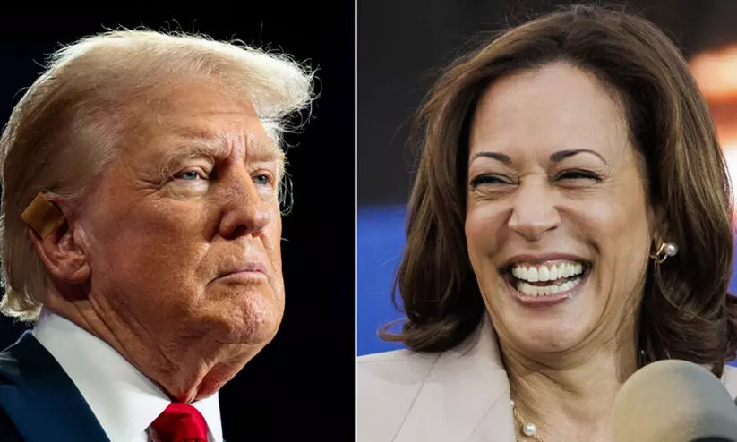 സംവാദം: നിലപാട് മാറ്റി ഡോണൾഡ് ​ട്രംപ്; വിസമ്മതിച്ച് കമല ഹാരിസ്