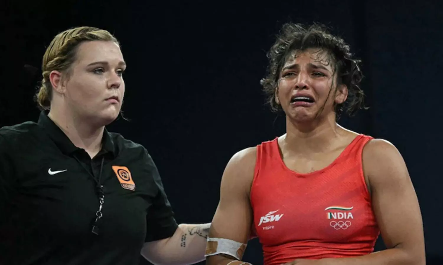 വനിത ഗുസ്തിയിൽ നിഷ ദാഹിയയുടെ കണ്ണീർ