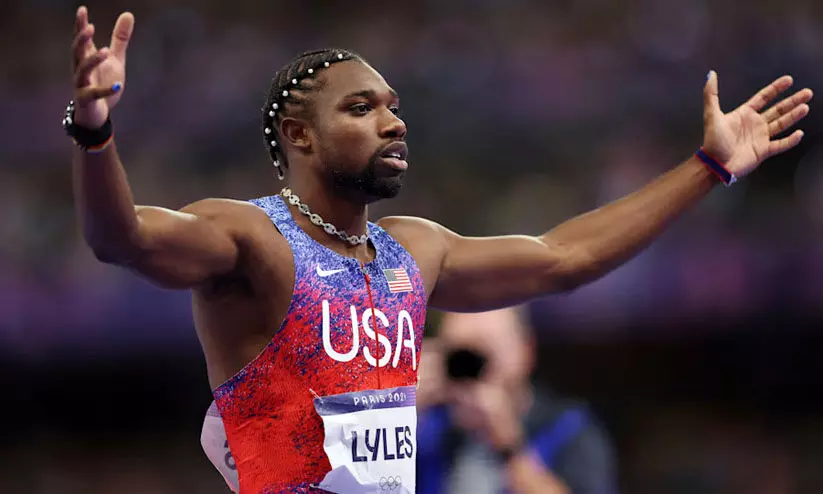 നോഹ ലൈൽസ് ഒളിമ്പിക്സിലെ വേഗ രാജാവ്; ഇഞ്ചോടിഞ്ച് പോരാട്ടത്തിൽ 9.79 സെക്കൻഡിൽ ഫിനിഷിങ് ലൈൻ തൊട്ടു നോഹ ലൈൽസ് ഒളിമ്പിക്സിലെ വേഗ രാജാവ്; ഇഞ്ചോടിഞ്ച് പോരാട്ടത്തിൽ 9.79 സെക്കൻഡിൽ ഫിനിഷിങ് ലൈൻ തൊട്ടു