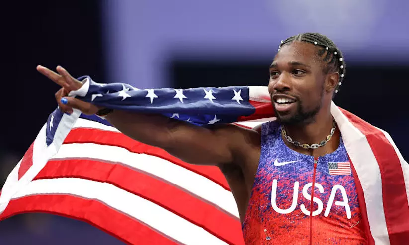 ഒറ്റക്കുതിപ്പിൽ പിറന്നത് ചരിത്രം! നോഹ ലൈൽസിന്റെ സ്വർണ നേട്ടം സെക്കൻഡിന്റെ അയ്യായിരത്തിലൊരംശത്തിന് -വിഡിയോ ഒറ്റക്കുതിപ്പിൽ പിറന്നത് ചരിത്രം! നോഹ ലൈൽസിന്റെ സ്വർണ നേട്ടം സെക്കൻഡിന്റെ അയ്യായിരത്തിലൊരംശത്തിന് -വിഡിയോ