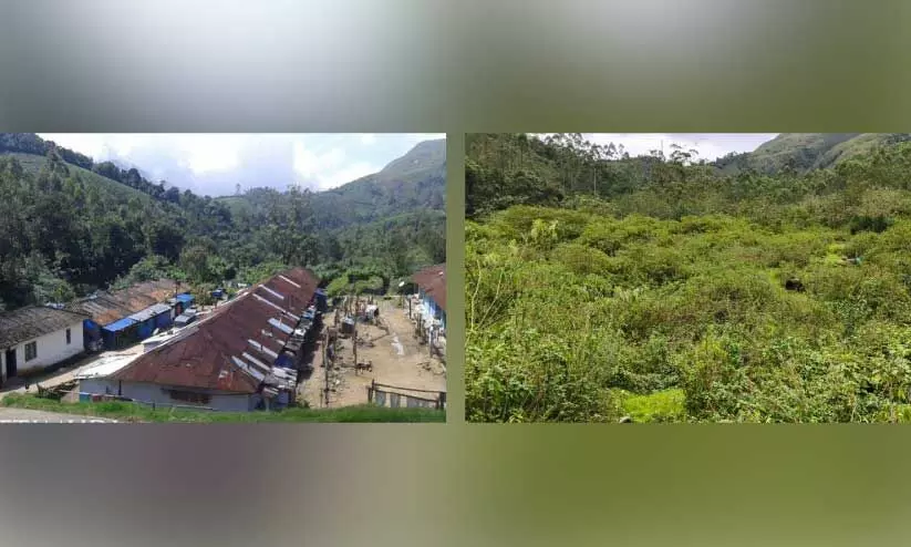 Pettimudi before and after disaster