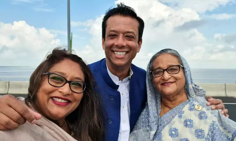 Sheikh Hasina, Sajeeb Wazed Joy Sheikh Hasina, Sajeeb Wazed Joy