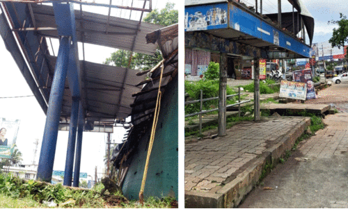 അ​റ്റ​കു​റ്റ​പ്പ​ണി​യി​ല്ലാ​തെ കാ​ത്തി​രി​പ്പു​കേ​ന്ദ്ര​ങ്ങ​ൾ ന​ശി​ക്കു​ന്നു