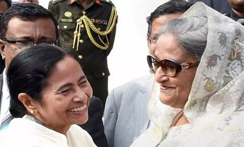 Sheikh Hasina, Mamata Banerjee Sheikh Hasina, Mamata Banerjee