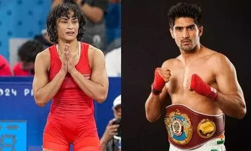 ‘ചിലർക്ക് ആ സന്തോഷം ദഹിച്ചിട്ടുണ്ടാവില്ല, ഇതിന് പിന്നിൽ വൻ ഗൂഢാലോചന’; വിനേഷ് ഫോഗട്ടിനെ അയോഗ്യയാക്കിയതിൽ വിജേന്ദർ സിങ്