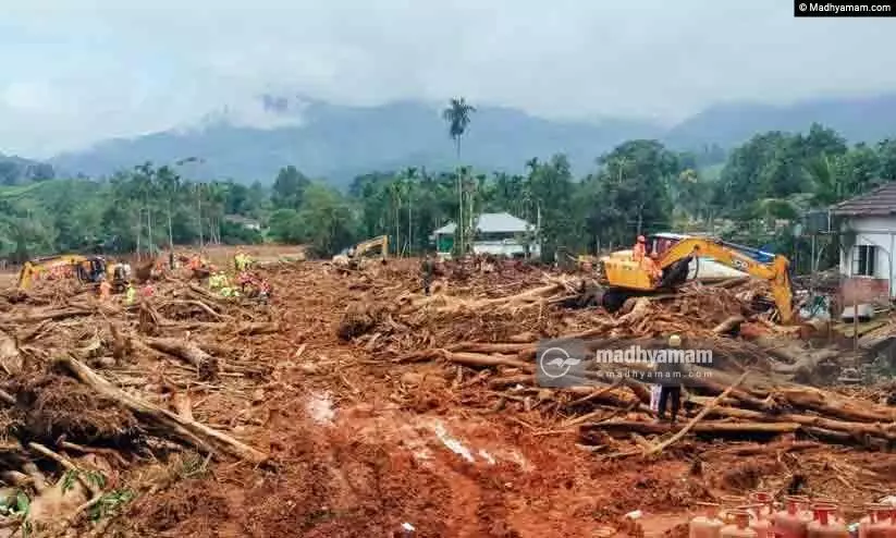 കാണാതായവരുടെ ബന്ധുക്കളെ ഉള്പ്പെടുത്തി ജനകീയ തിരച്ചില് നാളെ; പ്രധാനമന്ത്രിയുടെ സന്ദര്ശനത്തെ തുടർന്ന് സമയം ആറു മുതൽ 11 വരെയാക്കി ചുരുക്കി കാണാതായവരുടെ ബന്ധുക്കളെ ഉള്പ്പെടുത്തി ജനകീയ തിരച്ചില് നാളെ; പ്രധാനമന്ത്രിയുടെ സന്ദര്ശനത്തെ തുടർന്ന് സമയം ആറു മുതൽ 11 വരെയാക്കി ചുരുക്കി