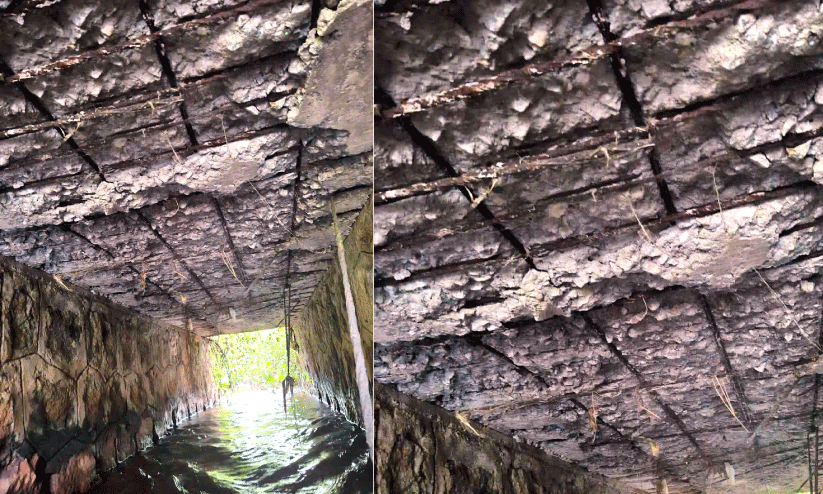 പാലം തകർച്ചഭീഷണിയിൽ; അപകടാവസ്ഥ അറിയാതെ യാത്രക്കാർ