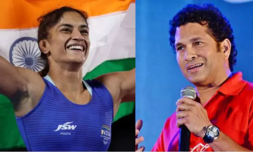 അർഹിക്കുന്ന മെഡൽ തട്ടിയെടുത്തു; വിനേഷ് ഫോഗട്ടിന് വെള്ളി നൽകണമെന്ന് സചിൻ