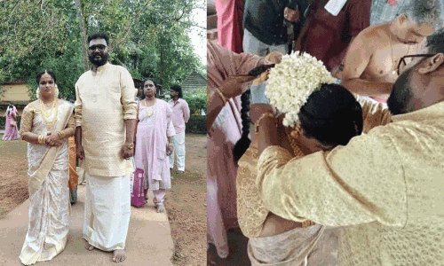 Actor Ullas Pandalam ties knot with panchayat vice president