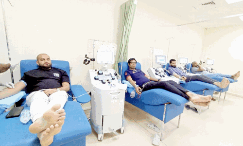 ര​ക്ത​ദാ​ന ക്യാ​മ്പ് സം​ഘ​ടി​പ്പി​ച്ചു