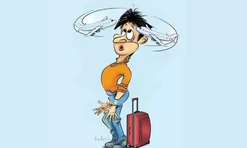 വി​മാ​ന​ക്കൊ​ള്ള​ക്ക്​ അ​വ​ധി​യി​ല്ല; മ​ട​ക്ക​യാ​ത്ര തീ​രാ​ദു​രി​തം