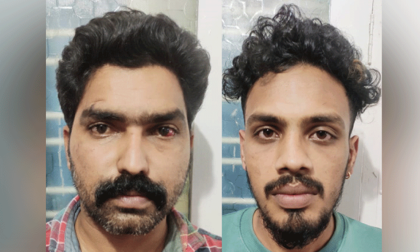 അപകടകരമായി കാർ ഓടിച്ചു, പൊലീസിനുനേരെ കൈയേറ്റം; യുവാക്കൾ പിടിയിൽ അപകടകരമായി കാർ ഓടിച്ചു, പൊലീസിനുനേരെ കൈയേറ്റം; യുവാക്കൾ പിടിയിൽ