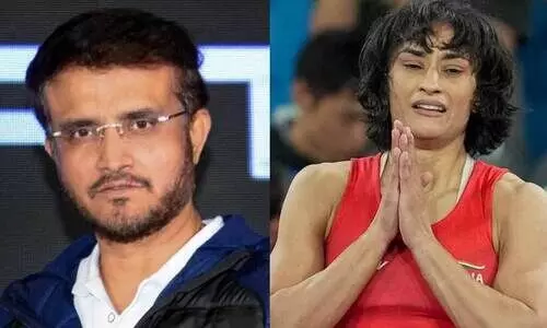 ‘വിനേഷ് ഫോഗട്ട് വെള്ളിയെങ്കിലും അർഹിക്കുന്നു’; സചിന് പിന്നാലെ പിന്തുണയുമായി ഗാംഗുലിയും