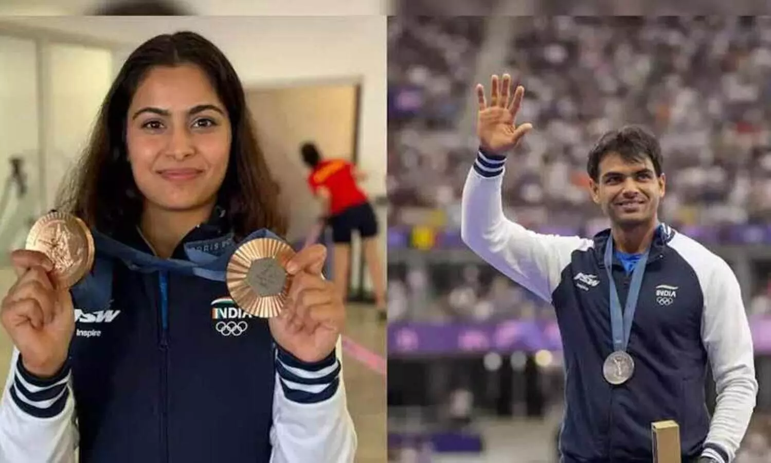Manu Bhaker, Neeraj Chopra