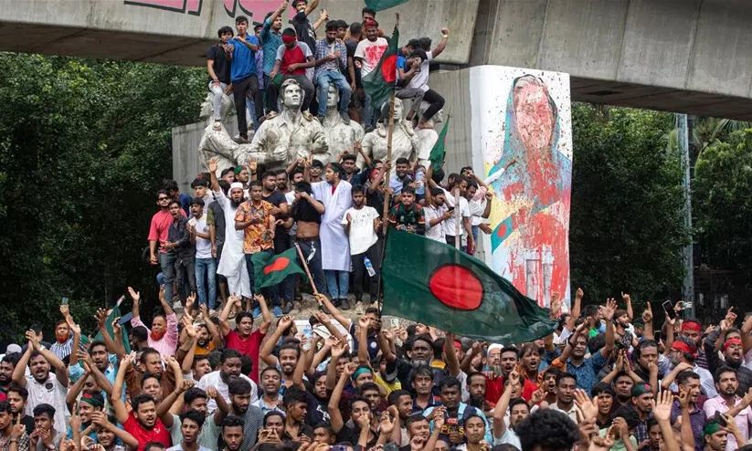 ശൈഖ് ഹസീനയെ വീഴ്ത്തിയതിൽ പങ്കില്ലെന്ന് അമേരിക്ക