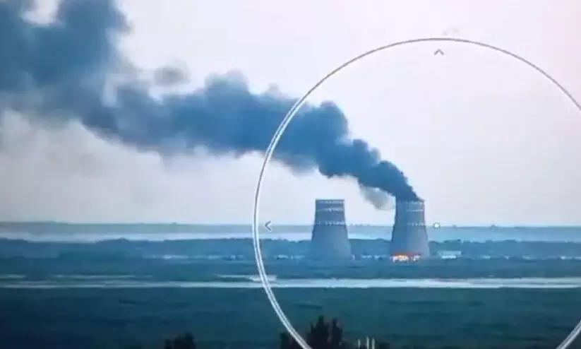 യുക്രെയ്നിലെ ആണവ നിലയത്തിൽ ആക്രമണം, തീപിടിത്തം; ആശങ്കയിൽ യൂറോപ്പ് യുക്രെയ്നിലെ ആണവ നിലയത്തിൽ ആക്രമണം, തീപിടിത്തം; ആശങ്കയിൽ യൂറോപ്പ്