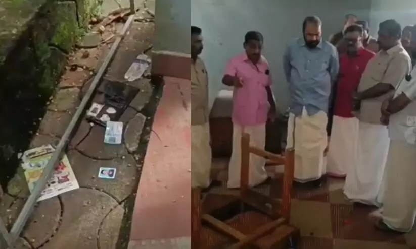 സി.പി.എം ഓഫീസ് ആക്രമണം: അഞ്ച് എസ്.ഡി.പി.ഐ പ്രവർത്തകർ  കസ്റ്റഡിയിൽ