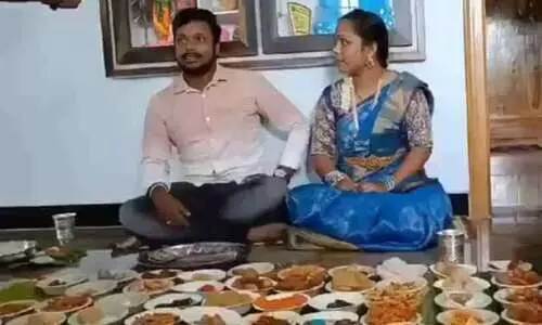 ആന്ധ്രപ്രദേശിൽ മരുമകനെ അമ്മായി സൽകരിച്ചത് 100 വിഭവങ്ങളൊരുക്കി