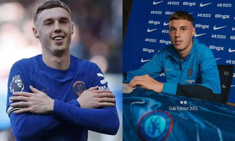 കോൾ പാമർ 2033 വരെ ചെൽസിയിൽ; കരാർ പുതുക്കി