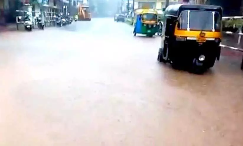 Water logging in road Water logging in road