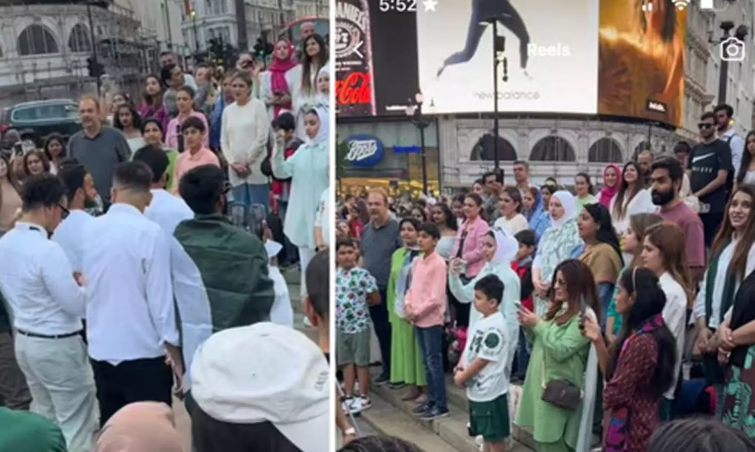 ദേശീയഗാനാലാപനത്തിൽ ഇന്ത്യക്കാർക്കൊപ്പം ചേർന്ന് പാകിസ്താനികളും; ദൃശ്യങ്ങൾ പങ്കുവെച്ച് പാക് മാധ്യമപ്രവർത്തകൻ