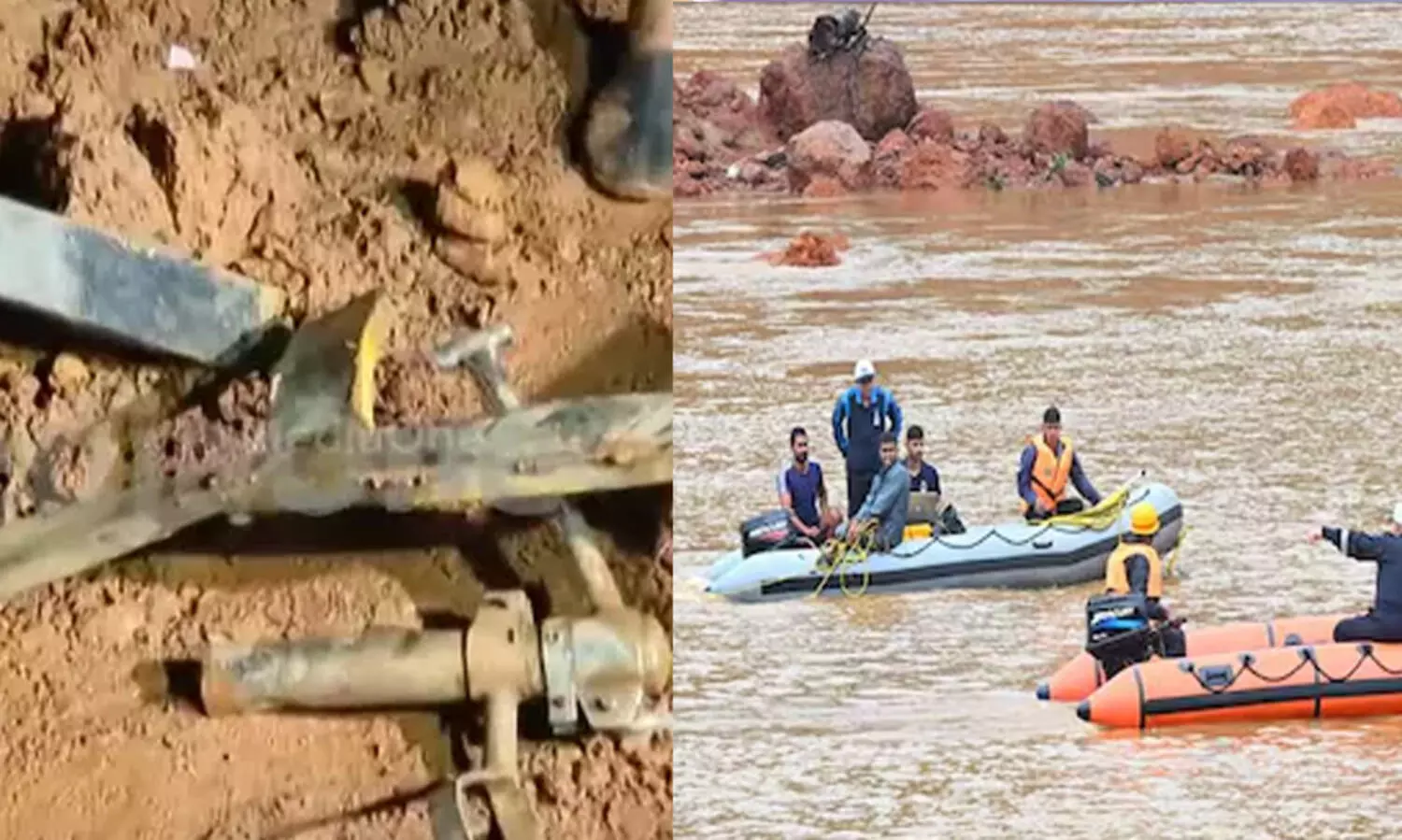 ഇന്ന് കണ്ടെടുത്ത ലോഹ ഭാഗങ്ങളൊന്നും അർജുന്റെ ലോറിയുടേതല്ലെന്ന് മനാഫ്; ഷിരൂരിലെ ഇന്നത്തെ തിരച്ചിൽ നിർത്തി